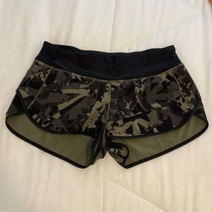 Lululemon camo shorts